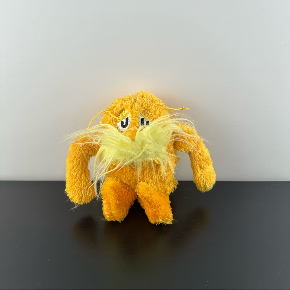 Dr. Seuss Lorax Mini 6" Plush Stuffed Animal By Manhattan Toy Company Orange